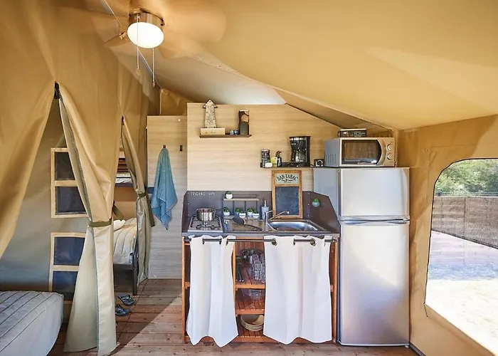 Toile Avec Terrasse, Acces Handicape - Api-1-52-1479 Camping